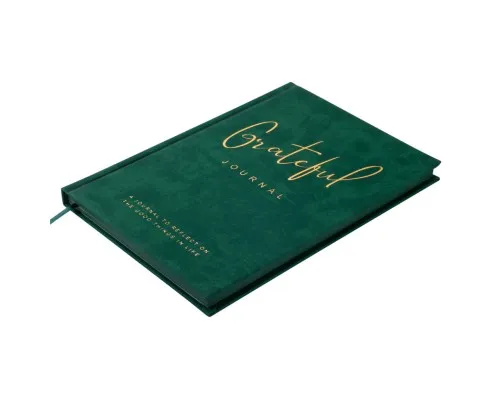 Книга записна Buromax Grateful А5 96 аркушів, без лініювання зелений (BM.295019-04)
