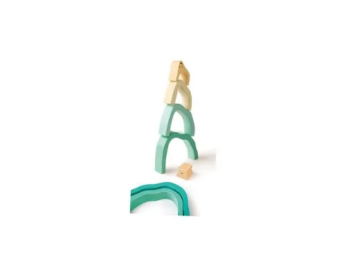 Розвиваюча іграшка Hape дерев'яна пірамідка Ведмедик (E0490)