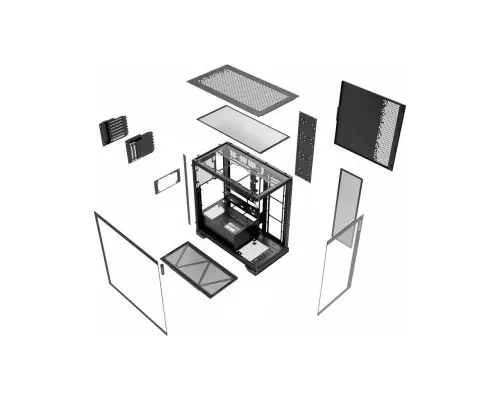 Корпус ADATA INVADERXMTWOF-BKCWW