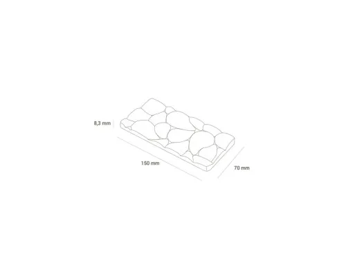 Форма для шоколада Silikomart Goccia T 150x70 h8 мм 3 шт (CH008)