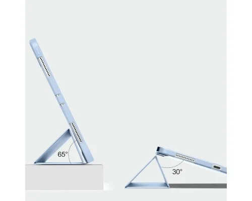 Чохол до планшета BeCover Tri Fold Soft TPU Silicone Apple iPad Pro 11" M4 2024 Light Blue (711748)