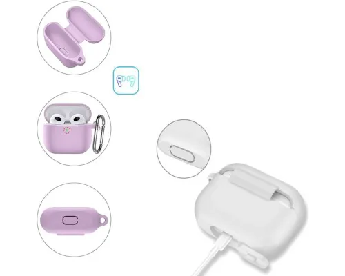 Чохол для навушників BeCover Silicon для Apple AirPods (3nd Gen) Transparancy (707232)
