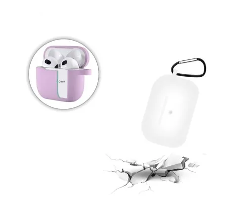 Чохол для навушників BeCover Silicon для Apple AirPods (3nd Gen) Transparancy (707232)