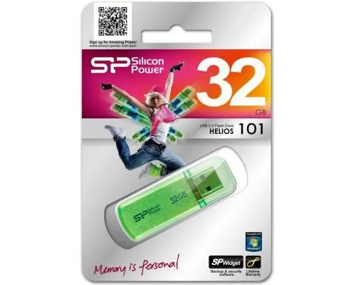 USB флеш накопичувач Silicon Power 32GB Helios 101 USB 2.0 (SP032GBUF2101V1N)