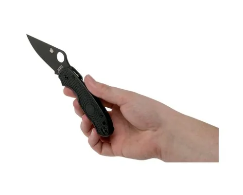 Ніж Spyderco Para 3 Black Blade FRN (C223PBBK)