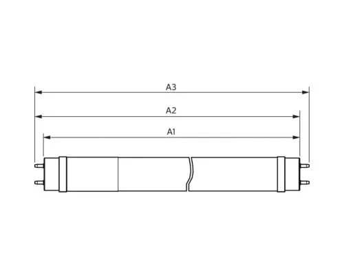 Лампочка Philips Ledtube DE 600mm 9W 740 T8 G13 RCA 929003147237 (929002375137)