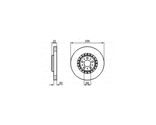 Гальмівний диск Bosch 0 986 479 202