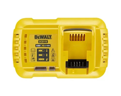 Зарядний пристрій для акумуляторів інструменту DeWALT 18 В, 54 В,8 А, 0.65 кг (DCB118)