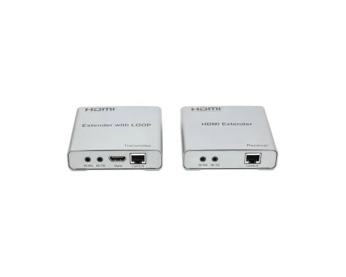 Адаптер HDMI 4K/30hz, up to 100m via CAT5E/6, loop-out (HDES12-LOOP) PowerPlant (CA912964)