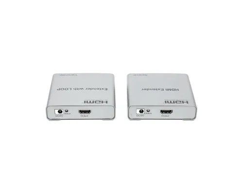 Адаптер HDMI 4K/30hz, up to 100m via CAT5E/6, loop-out (HDES12-LOOP) PowerPlant (CA912964)
