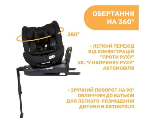 Автокрісло Chicco Seat3Fit i-Size Air Чорне (79879.72)