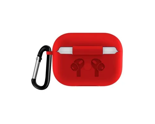 Чохол для навушників BeCover Silicon Protection для Apple AirPods Pro Red (704503)