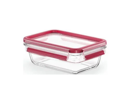 Харчовий контейнер Tefal Masterseal Glass7 Red 0.7 л (N1040610)