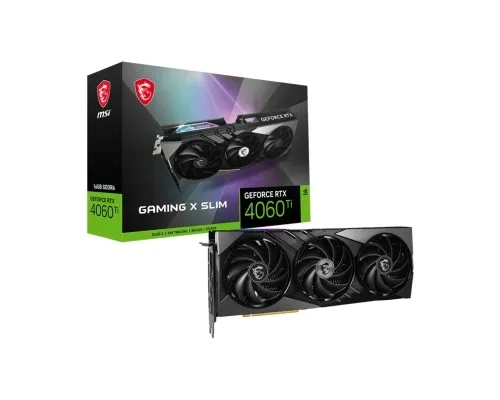 Відеокарта MSI GeForce RTX4060Ti 16Gb GAMING X SLIM (RTX 4060 Ti GAMING X SLIM 16G)