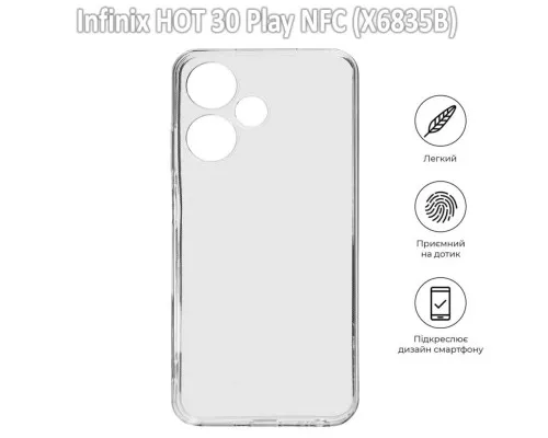 Чохол до мобільного телефона BeCover Infinix HOT 30 Play NFC (X6835B) Transparancy (709619)