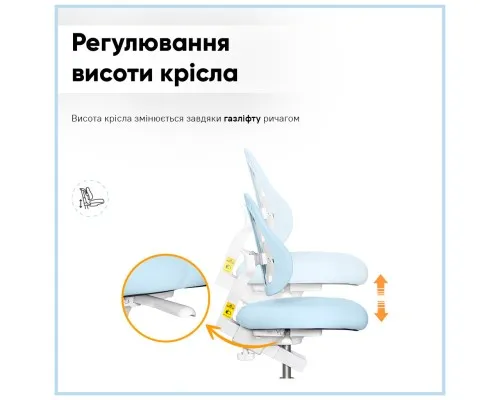 Парта с креслом ErgoKids TH-330 W/Z + Y-208 KBL