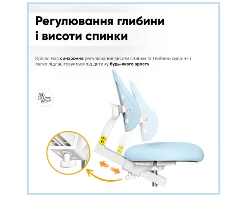 Парта с креслом ErgoKids TH-330 W/Z + Y-208 KBL