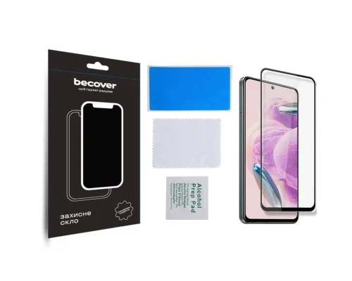 Скло захисне BeCover Xiaomi Redmi Note 12S Black (709751)