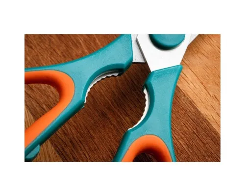Кухонні ножиці Gusto 21 см Блакитно-помаранчеві (GT-6121)