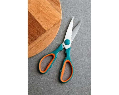 Кухонні ножиці Gusto 21 см Блакитно-помаранчеві (GT-6121)