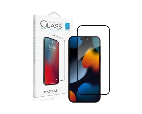 Скло захисне ACCLAB Full Glue Apple iPhone 15 Pro (1283126575389)