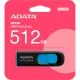 USB флеш накопитель ADATA 512GB AUV 128 Black/Blue USB 3.2 (AUV128-512G-RBE)