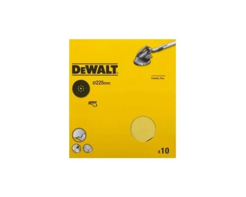 Наждачний папір DeWALT для ексцентрикових шліфувальних машин, 225 мм, зерно 120 (DT3170)