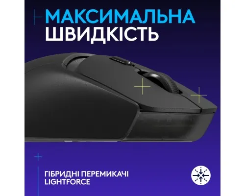 Мишка Logitech G309 Lightspeed Wireless/Bluetooth Black (910-007199)