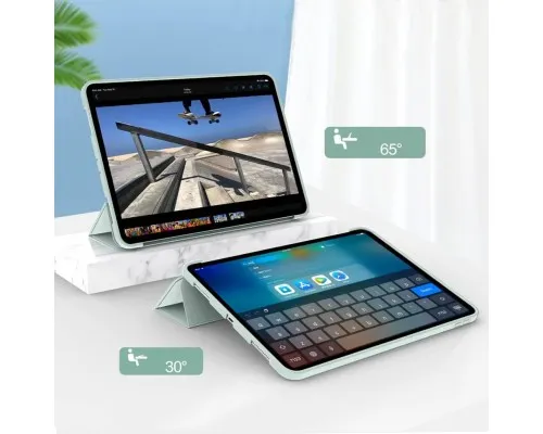 Чохол до планшета BeCover Tri Fold Soft TPU Silicone Apple iPad Pro 11" M4 2024 Light Green (711747)