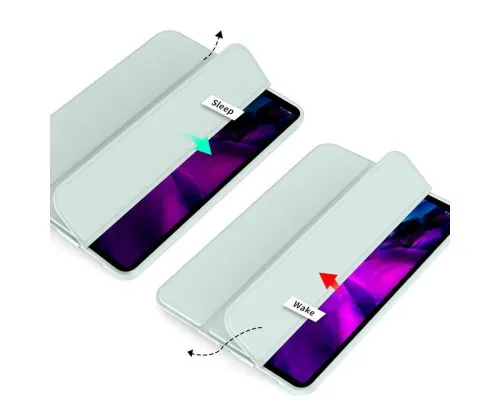 Чохол до планшета BeCover Tri Fold Soft TPU Silicone Apple iPad Pro 11" M4 2024 Light Green (711747)