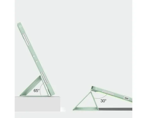 Чохол до планшета BeCover Tri Fold Soft TPU Silicone Apple iPad Pro 11" M4 2024 Light Green (711747)