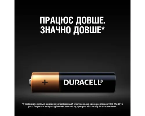 Батарейка Duracell AAA лужні 8 шт. в упаковці (5000394203341 / 81480364)