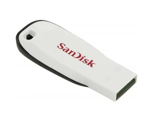 USB флеш накопитель SanDisk 16GB Cruzer Blade White USB 2.0 (SDCZ50C-016G-B35W)