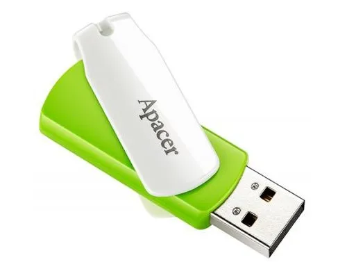 USB флеш накопичувач Apacer 32GB AH335 Green USB 2.0 (AP32GAH335G-1)