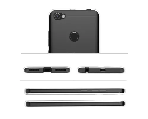 Чехол для мобильного телефона для Xiaomi Redmi Note 5A Clear tpu (Transperent) Laudtec (LC-XRN5A)