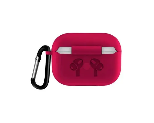 Чохол для навушників BeCover Silicon Protection для Apple AirPods Pro Rose Red (704504)