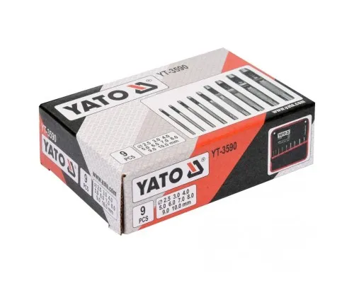 Пробійник Yato набір 9 шт (YT-3590)