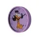 Настенные часы Optima Little Dog пластиковый, фиолетовый (O52105)