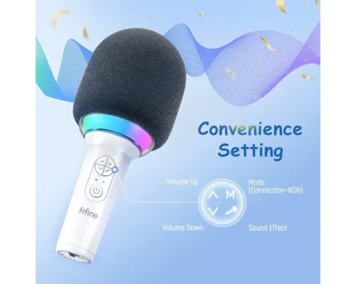 Микрофон Fifine E2W Wireless White (E2W)