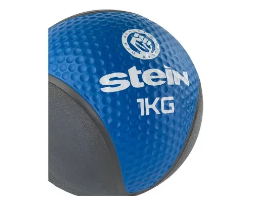 Медбол Stein Чорно-синій 1 кг (LMB-8017-1)