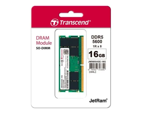 Модуль памяті для ноутбука SoDIMM DDR5 32GB 5600 MHz JetRam Transcend (JM5600ASE-32G)