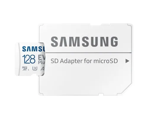 Карта пам'яті Samsung microSDXC 128GB C10 UHS-I R130MB/s Evo Plus + SD (MB-MC128KA/EU)