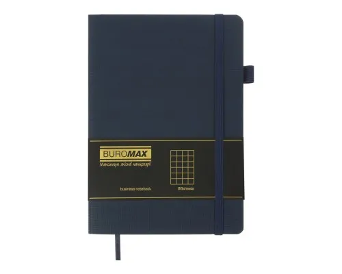 Книга записная Buromax Color Tunes А5 96 листов, в клетку темно-синий (BM.295100-03)
