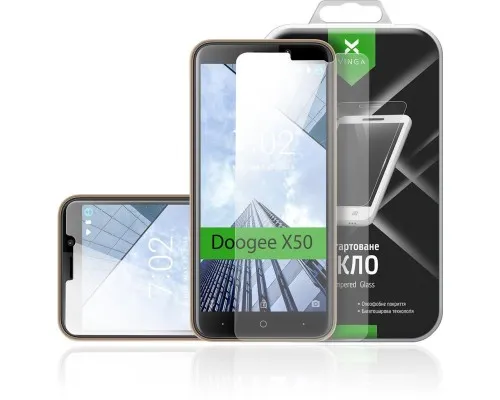 Скло захисне Vinga для Doogee X50 (VTPGS-DX50L)