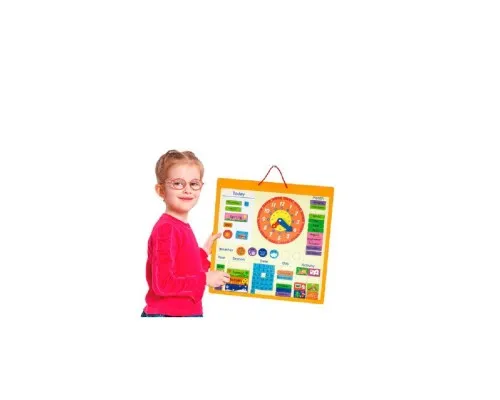 Развивающая игрушка Viga Toys Календарь магнитный англ. (50377)