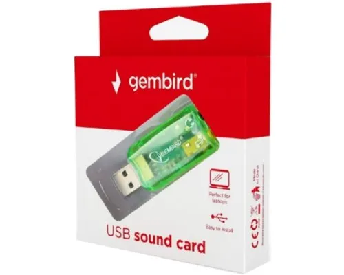 Переходник USB2.0-Audio Gembird (SC-USB-01)