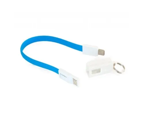 Дата кабель USB 2.0 AM to Type-C 0.18m blue Extradigital (KBU1787)