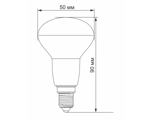 Лампочка Videx R50e 6W E14 3000K 220V (VL-R50e-06143)