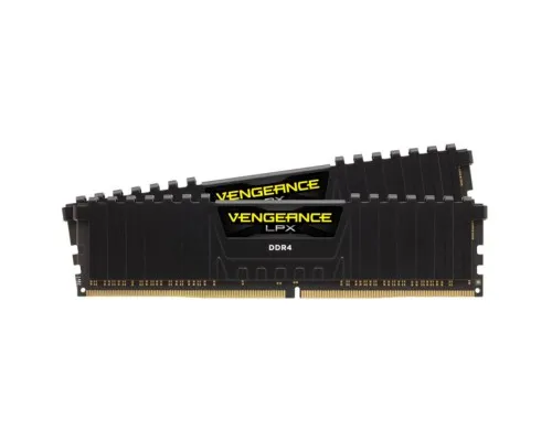 Модуль памяті для компютера DDR4 16GB (2x8GB) 3600 MHz Vengeance LPX Black Corsair (CMK16GX4M2Z3600C18)