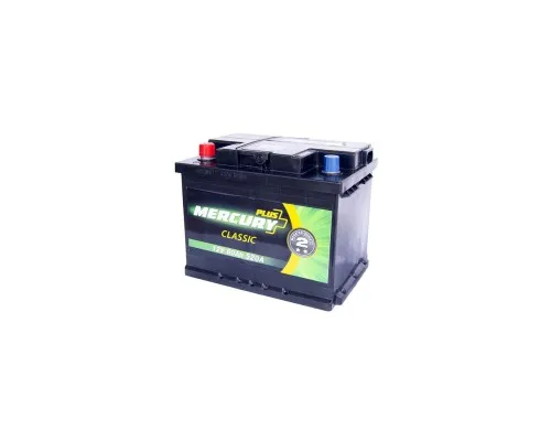 Акумулятор автомобільний MERCURY battery CLASSIC Plus 60Ah (P47278)